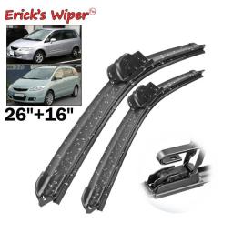 Erick's Wiper Frameless Front Wiper Blades For Mazda 5 MK2 MK3 2005 - 2017 Windshield Windscreen Window Car Rain Brushes 26