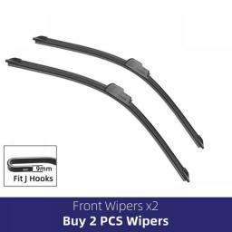 Car Wiper For Chevrolet Equinox MK2 2010-2017 Front Wiper Blades Soft Rubber Windscreen Wipers Auto Windshield 600mm 425mm