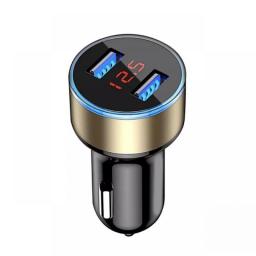 Car Charger 3.1A Dual USB Adapter Mobile Phone Charger For IPhone Xiaomi Car Cigarette Lighter Power Adapter For 12V 24V Cars