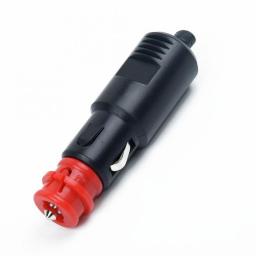 1pc Car  Cigar Lighter Plug DC 12V 24V Waterproof Male Car Cigar Lighter Socket Plug Connector 8.2X2.5X2.5cm Replacement Parts