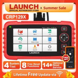 Launch X431 CRP129X OBD2 Scanner Code Reader Diagnostic Tools Engine ABS SRS AT Oil SAS EPB TPMS Reset Creader129X OBDII Launch