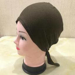 Cotton Under Scarf Hijab Inner Hat Women Muslim Bandana Beanie Bone Arab Bonnet Hats Cap Bandage Beanies Skullies Muslim