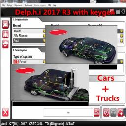 2023 Hot ! New Delphis 2017.R3 With Free Keygen For Delph-is 150e For WOW 5.00.8 R2 / 5.00.12 Multidiag Vd Ds-150e OBD Scanner
