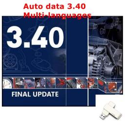 2022 Hot Sale Auto Data 3.40 Auto Repair Software Multi-languages Send By CD Guide Version Remote Automotive Car Tool Software
