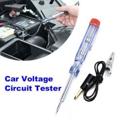 Car System Test Probe Lamp Pen With Alligator Clip Auto Car Light Circuit Tester Lamp 6/12/24V DC Voltage Circuit Tester Tools