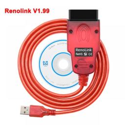 Renolink V1.99  For Renault Car OBD2 Airbag Reset OBD 2 OBD2 Car Diagnostic Auto Tool ECM UCH Key ECU Programmer Tool