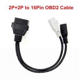 30/60/100CM Flat+Thin As Noodle 16 Pin Socket OBD OBDII OBD2 16Pin Male To Female Car Scanner Extension Cable Connector