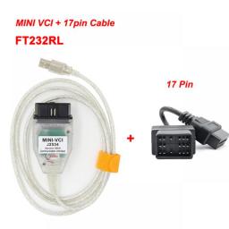 Mini Vci For Toyota TIS Techstream V18.00.008 Minivci FTDI For J2534 Auto Scanner OBD OBD2 Car Diagnostics Cable MINI-VCI Cable