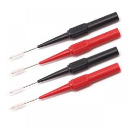 1/4Pcs Mixed Car Multimeter Test Lead Extention Back Piercing Needle Tip Probes 30V Insulation Piercing Needles With Socket
