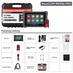 Autel MaxiCOM MK906PRO Diagnostic Tool, MK906 Pro OBD2 Car Scanner Auto Tool ECU Coding 36+ Service All System CAN FD DoIP