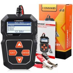 KONNWEI KW208 Car Battery Tester 100 To 2000CCA 12V Cranking Charging Circut Battery Analyzer Pk BM550 12 Volts Battery Tools
