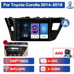 Android 12 Car Stereo Radio Multimedia Video For Toyota Corolla Ralink 2013 2014 2015 2016 4G Player Navigation GPSWiFi Carplay