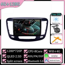 Android 13 For Chrysler 200 200C 2015 - 2019 Autoradio Multimedia Touch Screen Stereo Radio Video Player TV Car GPS Navigation