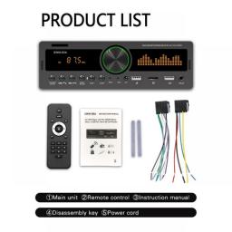 SWM-80A Car Radio Bluetooth Autoradio Car Stereo Radio FM Aux Input Receiver SD USB  Car MP3 Multimedia Player