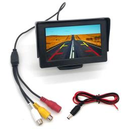 Car Video Players 4.3 Inch HD Display Foldable Car Monitor TFT LCD Cameras Reverse Camera Screen Parking