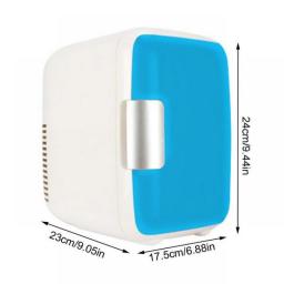 Car Refrigerator Mini Portable Fridge Skincare Warm Cosmetic Refrigerator Beverage Refrigerator Car Home Camping Silent Freezer