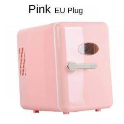 4L Makeup Fridge Cooler Small Car Refrigerator 6L Mini Fridge Hot And Cold Dual Use For Home Car Freezer Food Beer Water Storage