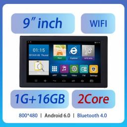 9 Inches Car GPS Navigation Touch Screen Wince Android 6.0 2023 Map Bluetooth Sat Navig Truck GPS Navigators Auto Accessories