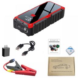 12V Car Jump Starter 20000mAh Power Bank Portable Car Battery Booster Charger Auto Starting Device Diesel Car Start-up Lighting