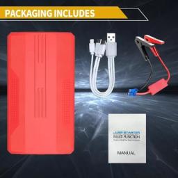 Portable 12V Car Jump Starter Power Bank Auto Battery Emergency Start Booster Cars Start-up Charger Started Device Petrol Diesel
