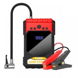 2 In 1 Car Jump Starter Power Bank With Air Compressor Pump Emergency Battery Charger Booster Starting Digital Tire Inflator