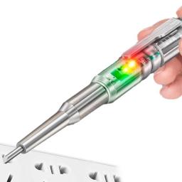 Voltage Tester Pen Pen-Type Multimeter Professional Multimeter Pen LED Flashlight Buzzer Alarm For Live Nulls Wire Judgment