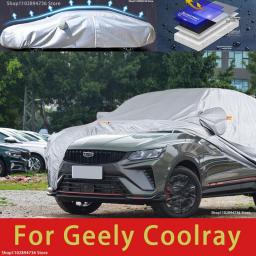 For Geely Coolray  Outdoor Protection Full Car Covers Snow Cover Sunshade Waterproof Dustproof Exterior Car Accessories