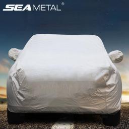 Waterproof Car Covers Auto Sun Full Cover Protector Universal Fit For SUV SedanSnow Dust Rain Snowproof Car Accessories