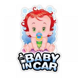 B0175 Various Sizes 13 Cm 17 Cm Funny Self-adhesive Decal Baby In Car V4 Sticker Waterproof Auto Decors On Bumper Rear Window