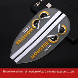 Rain Eyebrow Rear View Mirror Rain Shield Portable Durable Leaving No Glue Marks Flexible Reflector Rain Shield Car Accessories