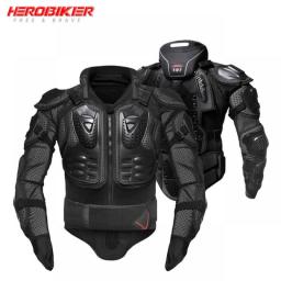 HEROBIKER Motorcycle Jacket Men Motorcycle Armor Moto Body Armor Motocross Riding Jacket Racing Motorbike Body Protection S-5XL