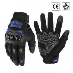 CE Motorcycle Gloves Summer Riding Gloves Hard Knuckle Touchscreen Motorbike Tactical Gloves For Dirt Bike Motocross ATV UTV
