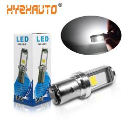 HYZHAUTO 1Pcs H6 BA20D LED Motorcycle Headlight High Power COB Bulb For Motorbike Scooter Headlamp Hi/Lo Beam 12W 1000LM
