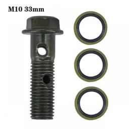 M10*1.25 Brake Master Cylinder Oil Hose Screw Banjo Bolt Motorcycle Universal Tube Tubing Screws Bolts M10*22*1.25 M10*32*1.25