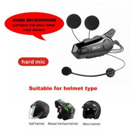 1/2Pcs Bluetooth Motorcycle Helmet Intercom Headset For 2 Rider Intercomunicador Moto Wireless Interphone Noice Reduction