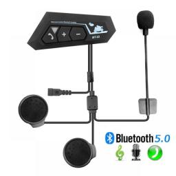 Bluetooth 5.0 Motor Helmet Headset Wireless Handsfree Stereo Earphone Motorcycle Headphones MP3 Speaker Waterproof With Mic