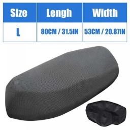 Motorcycle Electromobile Rain Seat Cover Universal Flexible Waterproof Saddle Cover Black 3D Dust UV Sun Sown Protect Accessorie