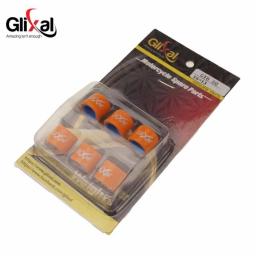 Glixal 16X13mm High Performance Racing Variator Roller Weights Set 139QMB GY6 50cc - 100cc Scooter Moped ATV Go-Kart (5g-10g)