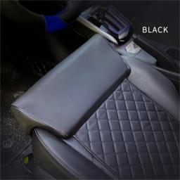 Leather Car Seat Extender Cushion Leg Support Pillow Memory Foam Knee Pad Long-Distance Driving Office Home Driver Protector Mat