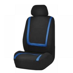 Car Seat Cover Sports Universal Polyester Fit Most Car Plain Fabric Bicolor Stylish Car Accessories Seat Protector Car Cushion