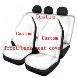 Horror Movie Killer Universal Car Seat Covers For Women Halloween Decor Anti-Slip Seat Protector Easy Install Front Back Vehicle