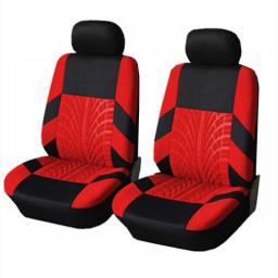 Embroidery Car Seat Cover Set Fit Most Cars Covers With Tire Track Detail Styling Universal Car Seat Protection Car Accessories