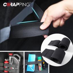 Car Trunk Accessories Velcro Fire Extinguisher Fixed Belt Storage Bag Tape Suitable For Car Interior For Storage Organization