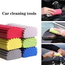 Auto Multi-function Strong Absorbent PVA Sponge Car Household Glass Cleaning Sponge Automobiles Parts Scrub Tool Accessories