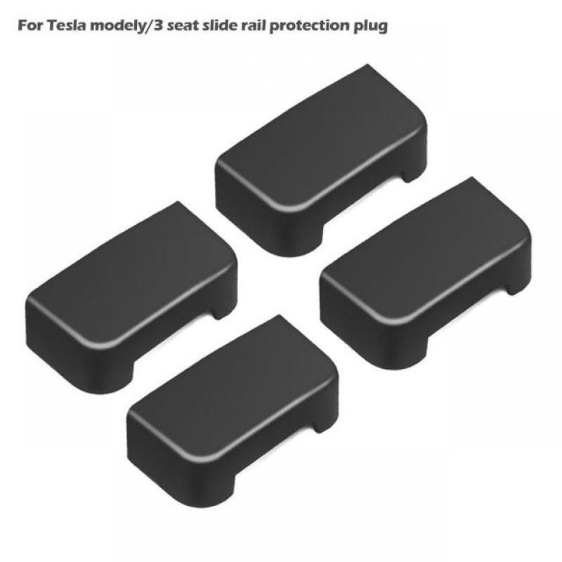 Rear Seat Slide Rail Soft Rubber Plug Protection For Tesla Model 3/Y 2023 Car Interior Function Accessories Protection Cover