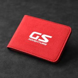 For BMW GS 1200GS 1250GS LC Adventure S1000 Suede Driver License Holder Card Bag Driving Documents