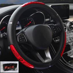 Car Steering Wheel Covers 100Percent Brand New Reflective Faux Leather  Elastic China Dragon Design  Steering Wheel Protector