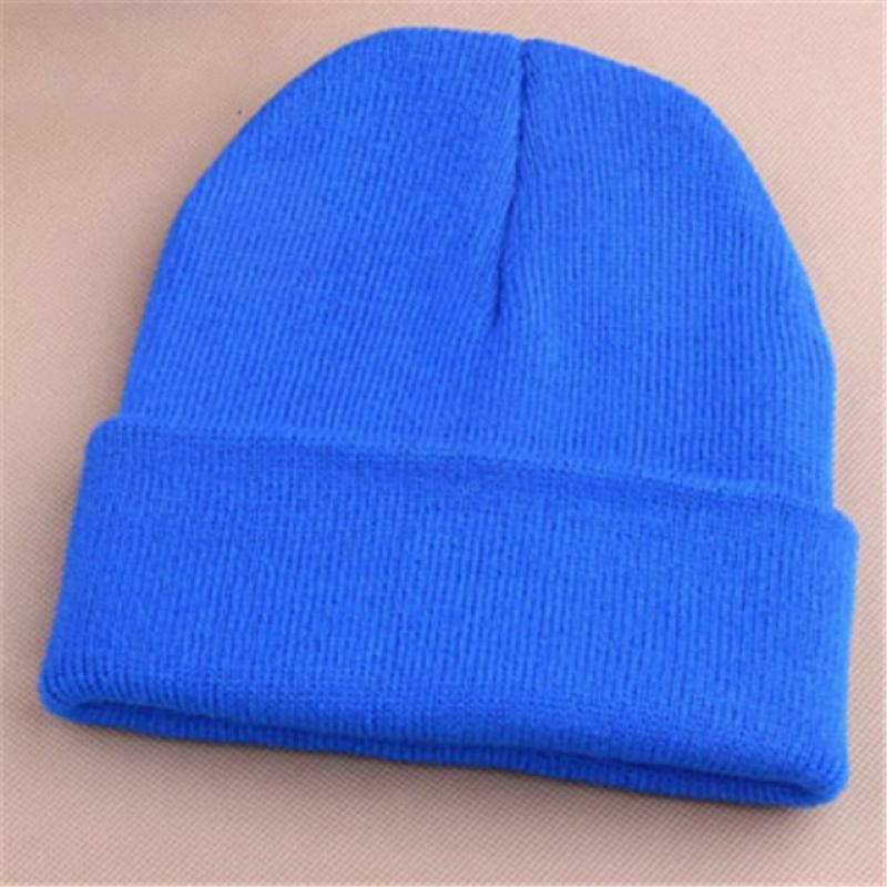 2023 Winter Hat For Women Hats Thick Knitted Winter Fashion Beanies Solid Scarf Cap For Female Beanies Skullies Women's Hat