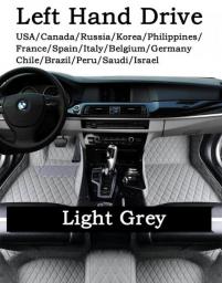 Car Floor Mats For Kia EV6 CV 2022 2023 2024 Auto Custom Auto Foot Pads Leather Carpet Interior Accessories