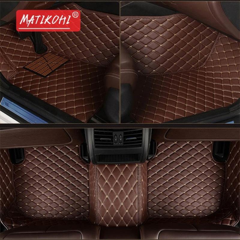 MATIKOHI   Car Floor Mats For VW Touareg 2002-2021 Years Foot Coche Accessories Auto Carpets